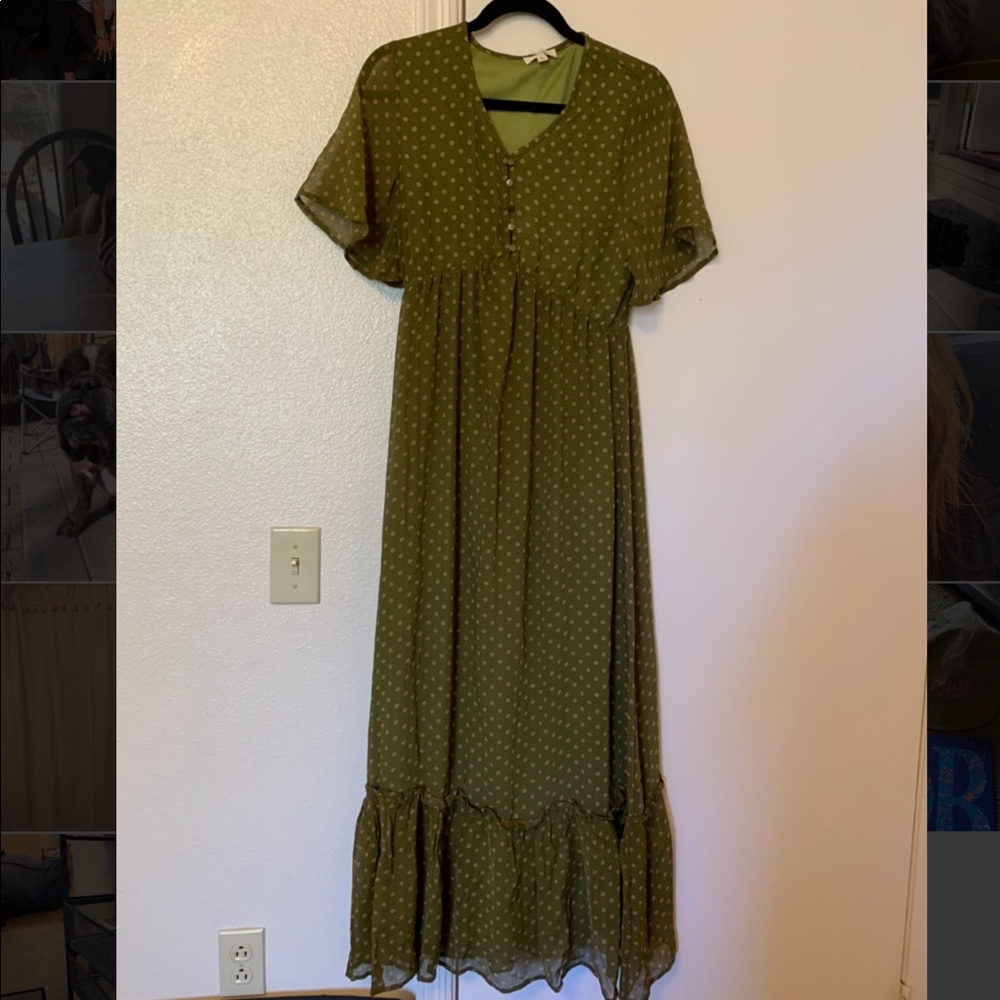 ROOLEE emerald print maxi size S